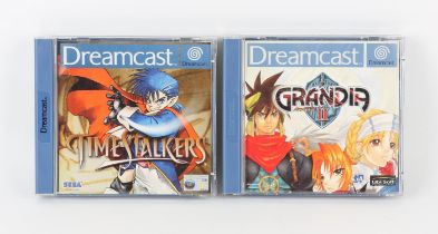 Sega Dreamcast RPG bundle (PAL) Games include: Grandia 2 and Time Stalkers Games are complete,