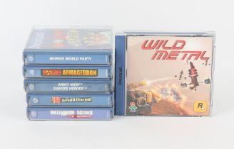 Sega Dreamcast Warfare/Strategy bundle (PAL) Games include: Worms World Party, Worms Armageddon,