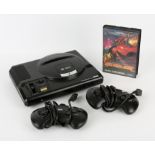 Sega Mega Drive Console with 2 controllers, power supply and OutRun 2019 All items are used and
