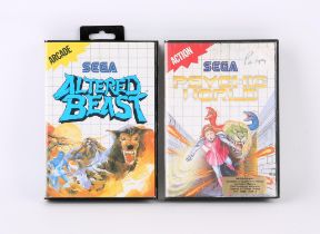 Sega Master System Sci-Fi/Fantasy bundle (PAL) Games include: Psychic World and Altered Beast