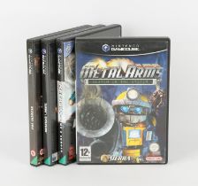 Nintendo GameCube Sci-Fi/Horror Shooter bundle (PAL) Games include: Metroid Prime 2: Echoes,