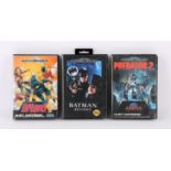 Sega Mega Drive Comic Book/Movie Tie-In bundle (PAL) Games include: Predator 2, Ex-Mutants and