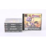 PlayStation 1 (PS1) Platformer bundle (PAL) Games include: Ape Escape, Rayman, Rayman 2: The Great