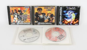 An assortment of Sega and Panasonic game CDs (PAL) Boxed (jewel case) Sega Saturn Games include: