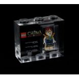 Lego Chima Laval the Lion Trophy Brick, from the Nintendo DS, 3DS and PS Vita game Chima Laval's