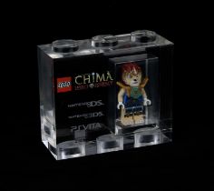 Lego Chima Laval the Lion Trophy Brick, from the Nintendo DS, 3DS and PS Vita game Chima Laval's