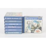 Sega Dreamcast Sports/Sim/Management bundle (PAL) Games include: Giant Killers, Railroad Tycoon 2,