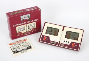 Nintendo Game & Watch Mario Bros. Multi Screen [MW-56] handheld console from 1983 (complete and