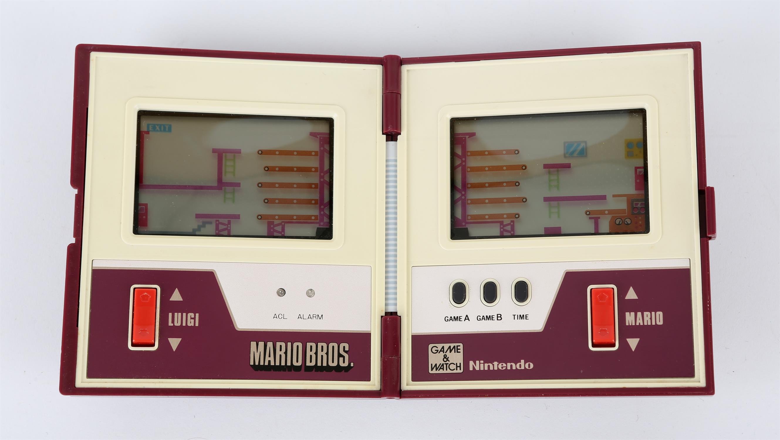 Nintendo Game & Watch Mario Bros [MW-56] handheld console Console is unboxed and untested