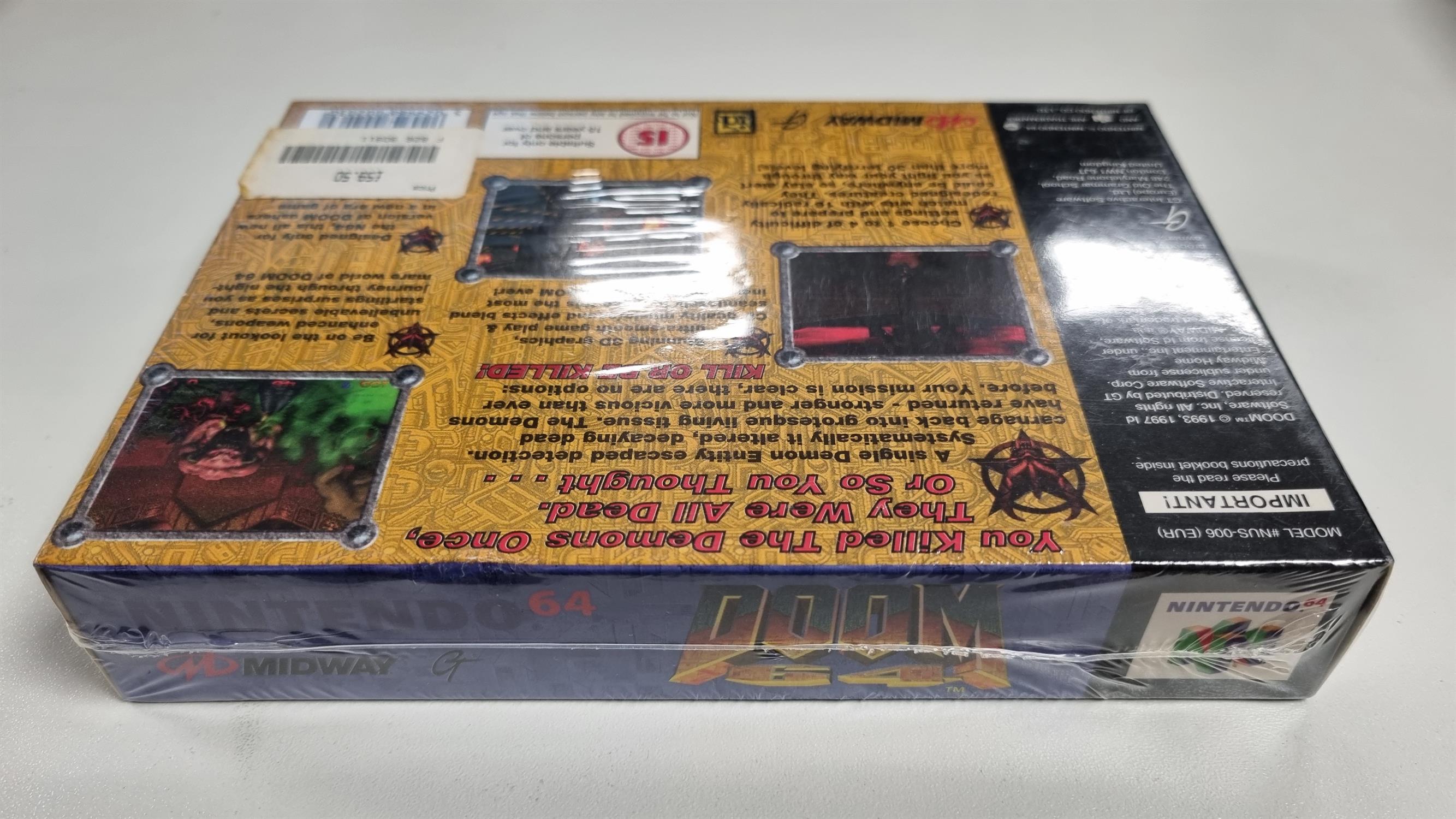 Nintendo 64 (N64) Doom 64 factory sealed game (PAL) - Image 8 of 8
