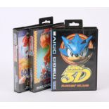 Sega Mega Drive Sonic the Hedgehog bundle (PAL) Games include: Sonic 3D, Sonic the Hedgehog 2 and