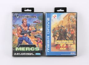 Sega Mega Drive Shoot-em-Up bundle (PAL) Games include: Lethal Enforcers 2 and Mercs Games are