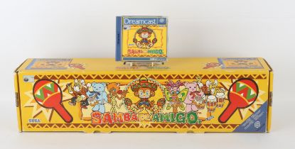 Sega Dreamcast Samba De Amigo game with Maracas Controllers and Mat (PAL) Item is boxed,