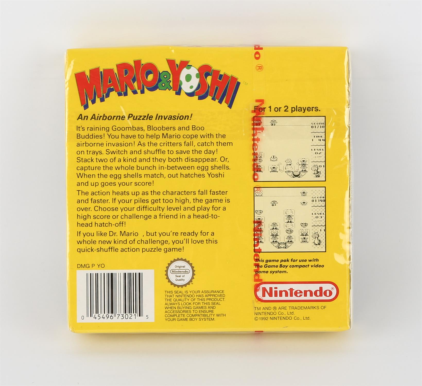 Nintendo Game Boy Mario & Yoshi factory sealed game with red strip Nintendo seal (PAL) - Image 2 of 8