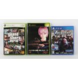 Factory sealed video gaming bundle (NTSC-J) Games include: The Avengers (PS4), Dead or Alive 3