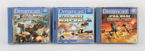 Sega Dreamcast Star Wars bundle (PAL) Games include: Star Wars Demolition, Star Wars: Episode 1