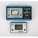 Nintendo Game & Watch Fire [RC-04] handheld console from 1980 (complete and boxed) Item is tested