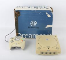 Sega Dreamcast console, boxed and without instructions (PAL) + Official Dreamcast Keyboard