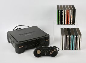 Panasonic 3DO FZ-1 R.E.A.L. console with UK power supply, 1 controller and 12 boxed games Games