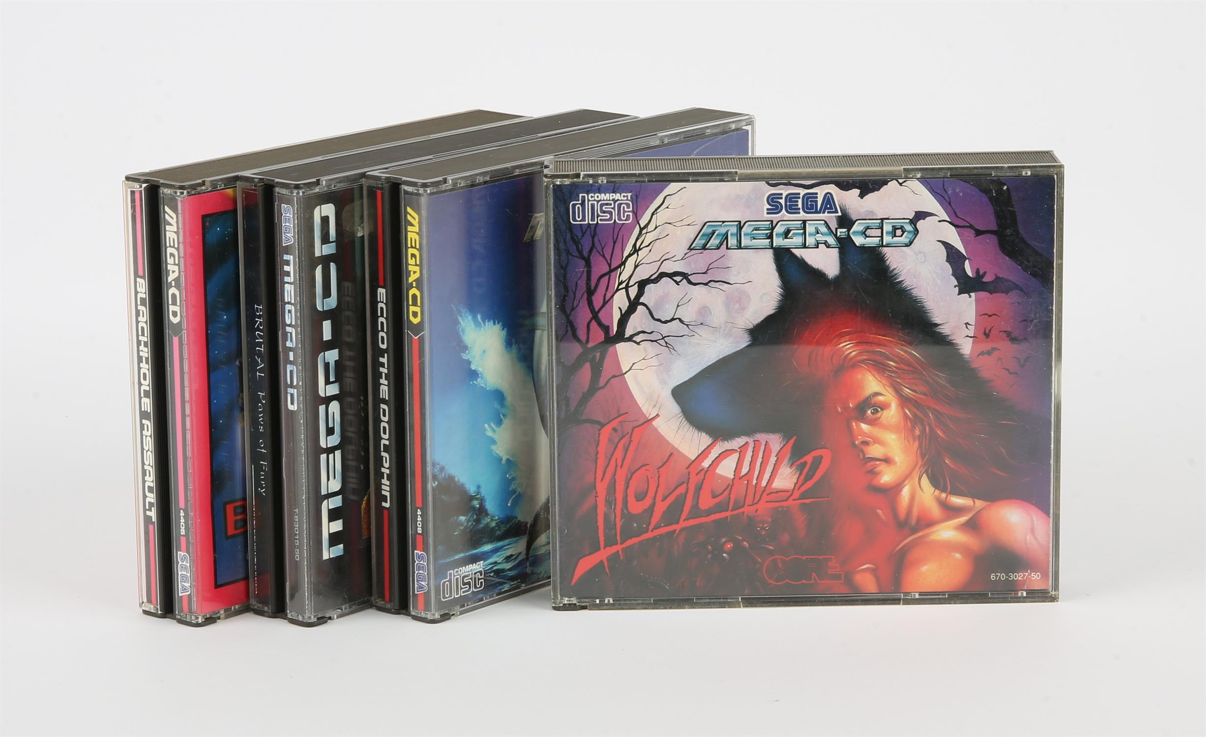 Sega Mega-CD Fantasy/Sci-Fi bundle (PAL) Games include: Brutal: Paws of Fury (with demo disc),