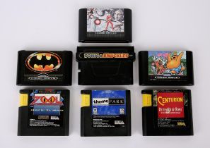 Sega Mega Drive Loose Cartridge bundle (PAL) Games include: Space Harrier 2, Batman,