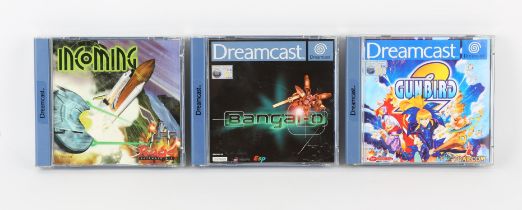 Sega Dreamcast Intergalactic Shoot-em-Up bundle (PAL) Games include: Gunbird 2 [Repro Inlays],