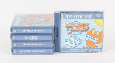 Sega Dreamcast Arcade/Puzzle bundle (PAL) Games include: The Next Tetris, Bust-A-Move 4,