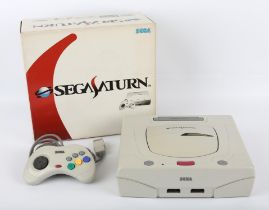 Sega Saturn Boxed Console (White) HST-3220 (NTSC-J) Console is complete, boxed and untested