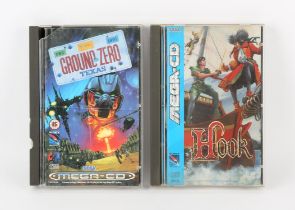 Sega Mega-CD 'Big Box' bundle (PAL) Games include: Hook and Ground Zero Texas Games are complete,