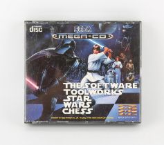 Sega Mega-CD The Software Toolworks' Star Wars Chess boxed game (PAL) Game is complete,