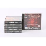 PlayStation 1 (PS1) Fantasy bundle (PAL) Games include: Cardinal Syn (rental disc), Grandia,