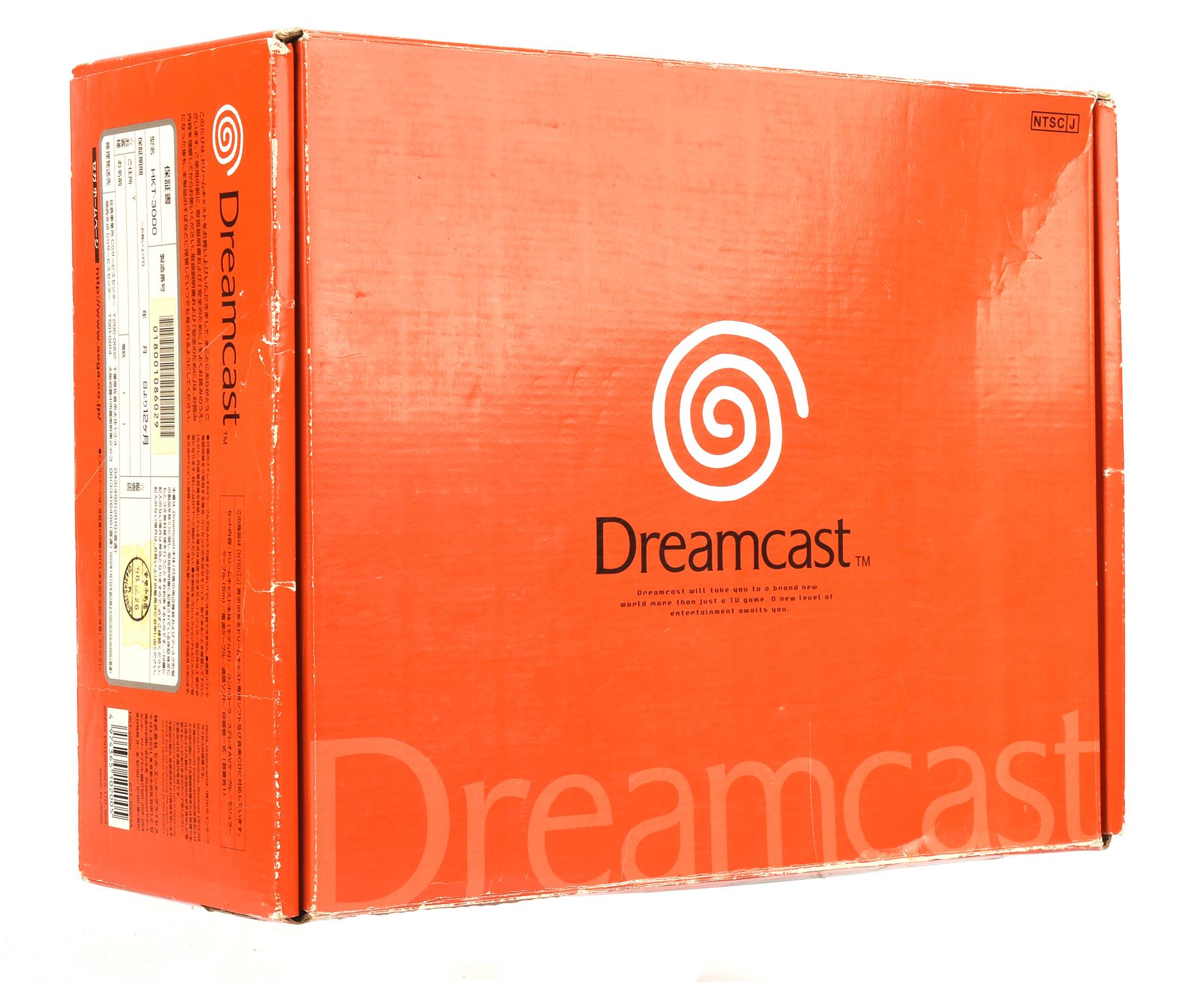 Japanese Sega Dreamcast console, complete and boxed (NTSC-J) Console comes with 1 controller,