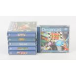 Sega Dreamcast Sci-Fi Racing bundle (PAL) Games include: Rush 2049, Mag Force Racing, Buggy Heat,