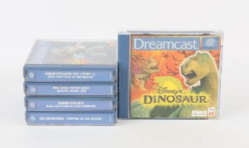 Sega Dreamcast Disney bundle (PAL) Games include: Dinosaur, Buzz Lightyear of Star Command,