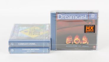 Sega Dreamcast Sealed Game bundle (PAL) Games include: Conflict Zone, E.O.S: Exhibition of Speed