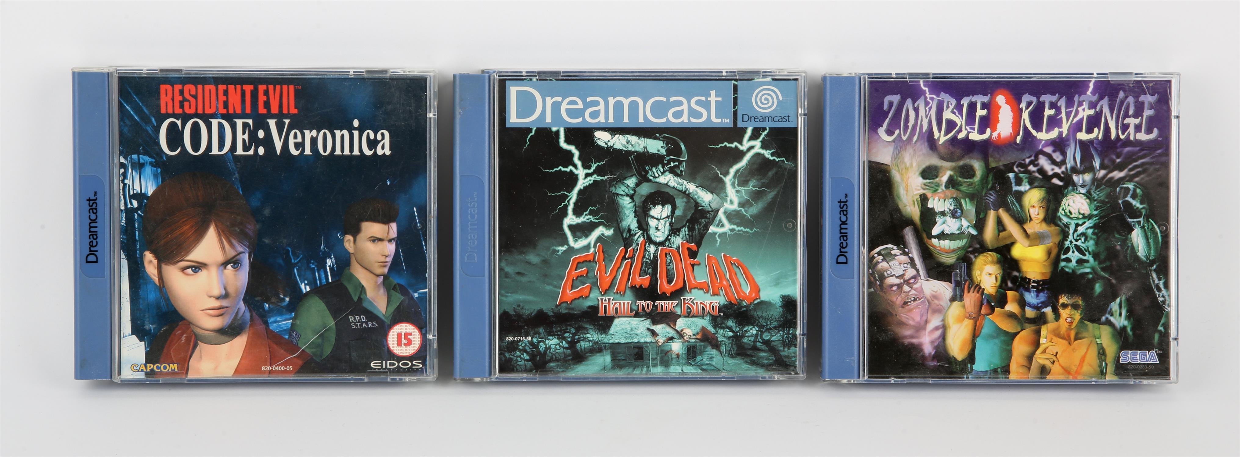 Sega Dreamcast Zombie bundle (PAL) Games include: Evil Dead: Hail to the King, Zombie Revenge and