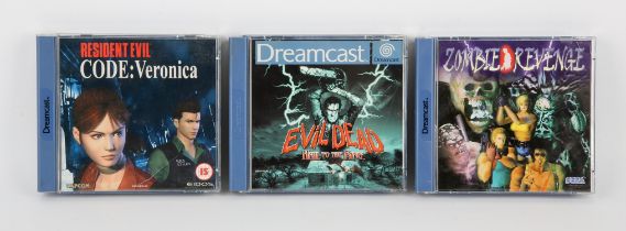 Sega Dreamcast Zombie bundle (PAL) Games include: Evil Dead: Hail to the King, Zombie Revenge and