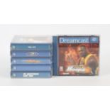 Sega Dreamcast American Sports bundle (PAL) Games include: NBA Hoopz, NFL Quarterback Club 2000,