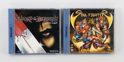 Sega Dreamcast Hack 'n' Slash bundle (PAL) Games include: Soul Fighter and Sword of the Berserk: