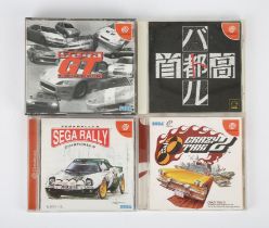 Sega Dreamcast Arcade Racing bundle (NTSC-J) Games include: Crazy Taxi 2, Sega GT: Homologation