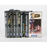 Sega Saturn Sports bundle (PAL) Games include: NBA Action, Athlete Kings, Virtual Golf,