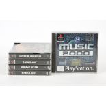 PlayStation 1 (PS1) Variety bundle (PAL) Games include: Music 2000, Dance:UK, Riding Star,