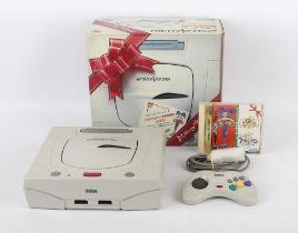 Sega Saturn Merry Christmas boxed console (White) HST-0017 (NTSC-J) with boxed Christmas Nights