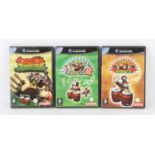 Nintendo GameCube Donkey Kong bundle (PAL) Games include: Donkey Konga, Donkey Konga 2 and Donkey