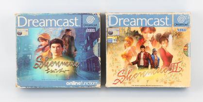 Sega Dreamcast Shenmue 1 and Shenmue 2 (PAL) Games are complete, boxed and untested