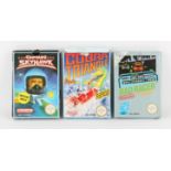 Nintendo Entertainment System (NES) Vehicular Action bundle Games include: Rad Racer,