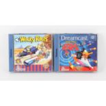 Sega Dreamcast Warner Bros bundle (PAL) Games include: Looney Tunes Space and Wacky Races Games