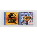 Sega Dreamcast Fighting bundle (PAL) Games include: Plasma Sword and Mortal Kombat Gold Games are