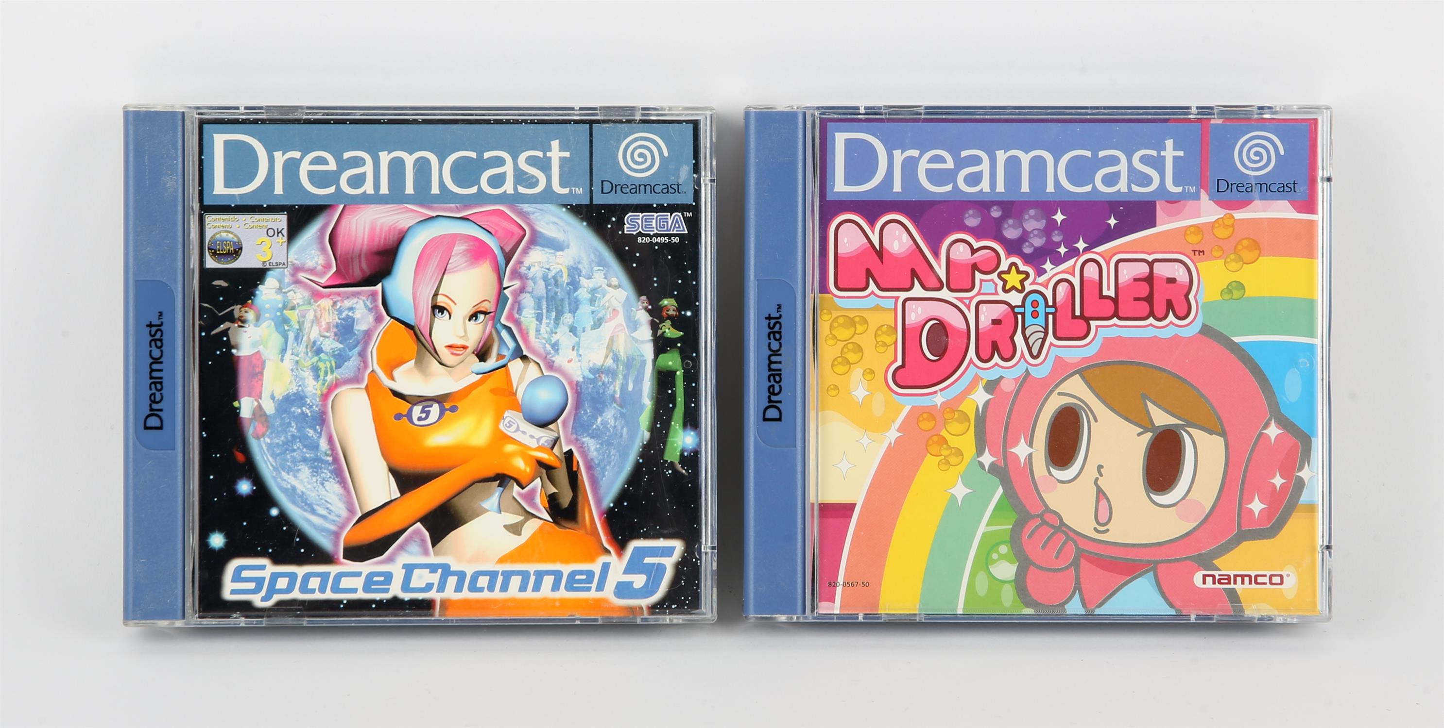 Sega Dreamcast 90s Classics bundle (PAL) Games include: Space Channel 5 and Mr Driller Games are