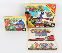 Super Nintendo (SNES) Yoshi's Island Limited Ed. 'Big Box' [w/Strategy Guide] (PAL)